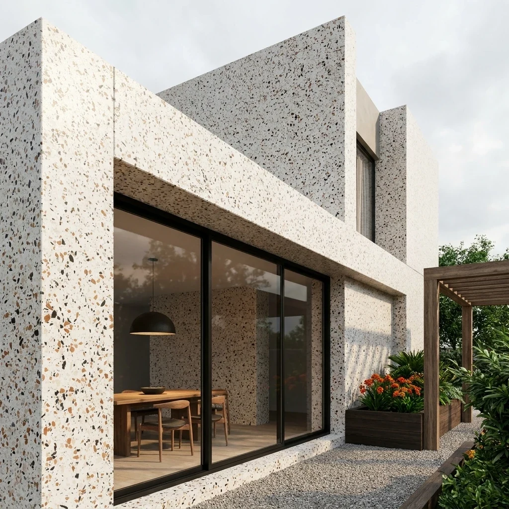 Terrazzo façade