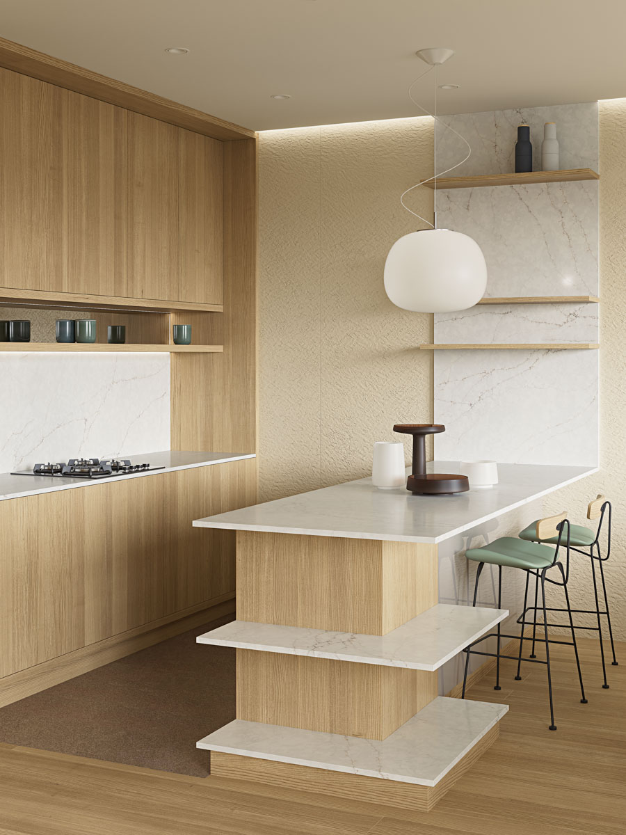 722, Calacatta Warm Venatto, 20мм, 3200x1600