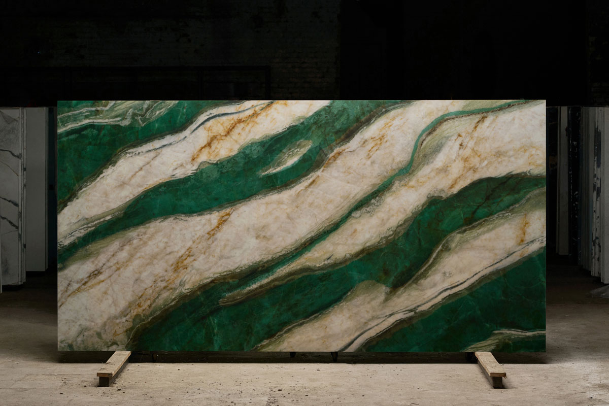 730 Calacatta Emerald Dreams, 20мм, 3200x1600