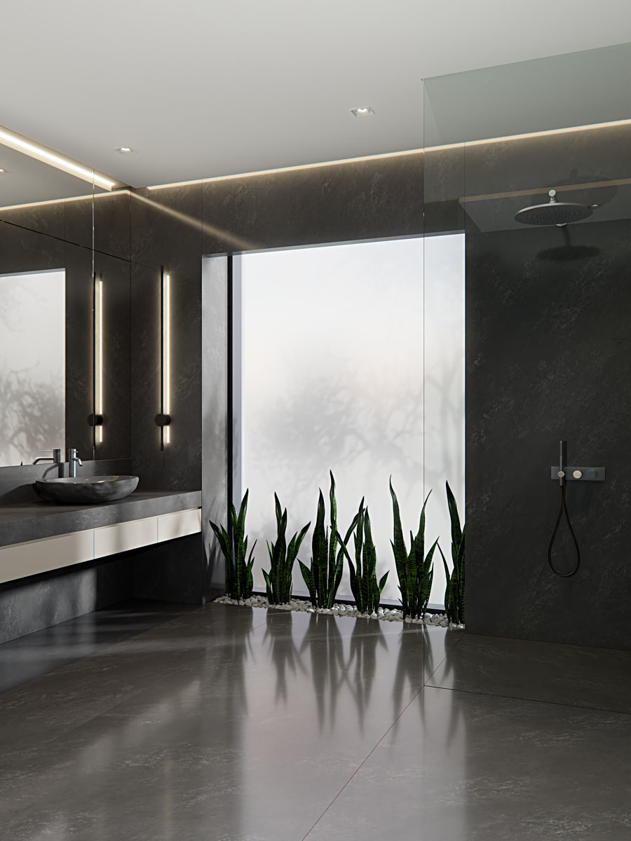 884, Dark Concrete, 20мм, 3200x1600