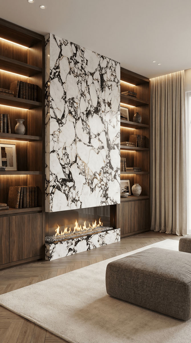 735, Calacatta Viola 20мм, 3200x1600