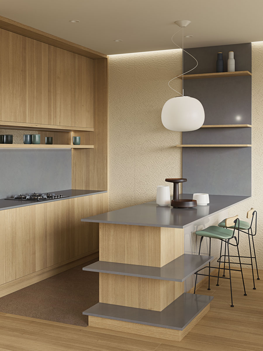 826, Concrete Grey, 20мм, 3200x1600