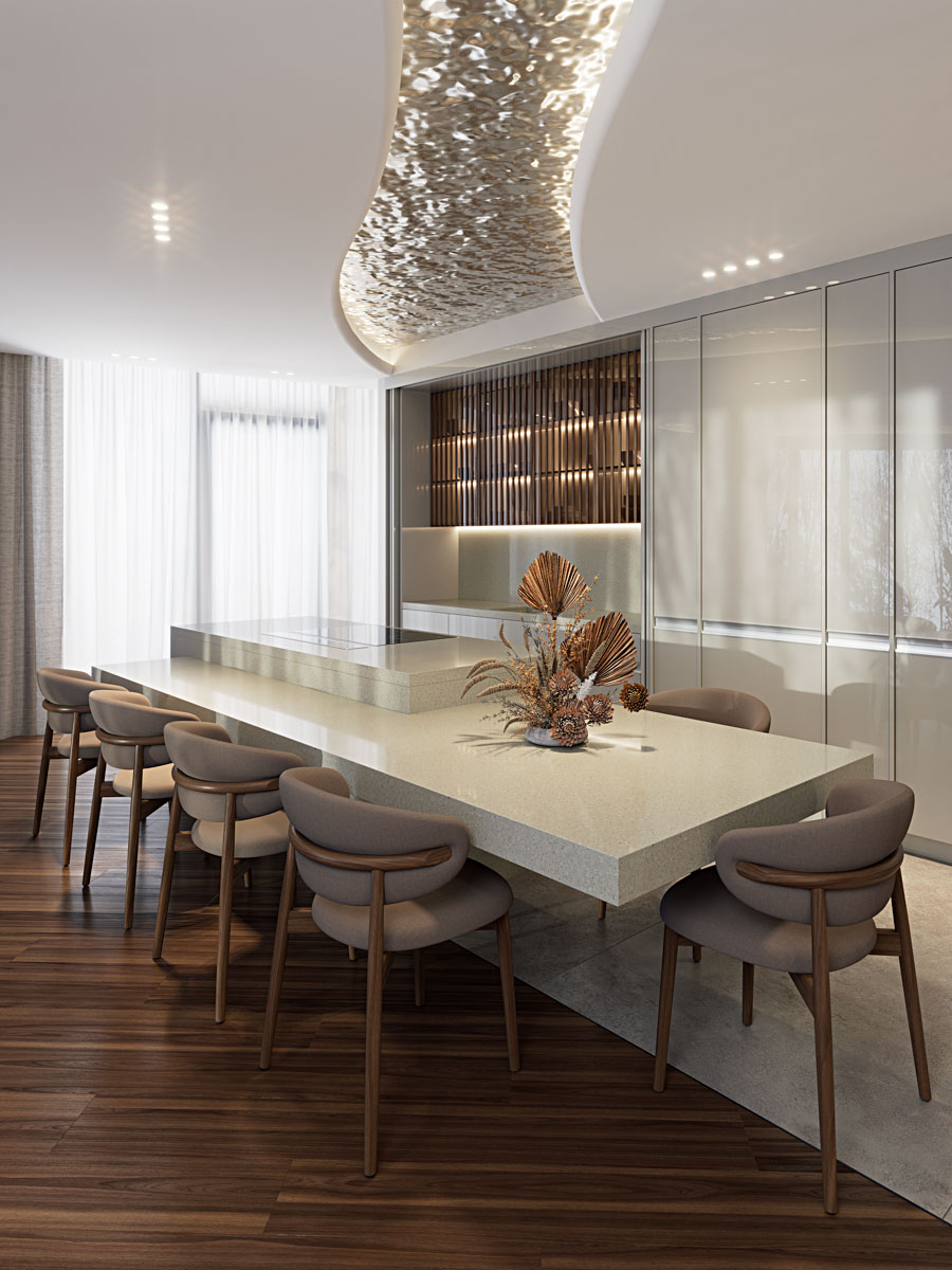 A-4290, Quartz Concreto, 12мм, 3680x760